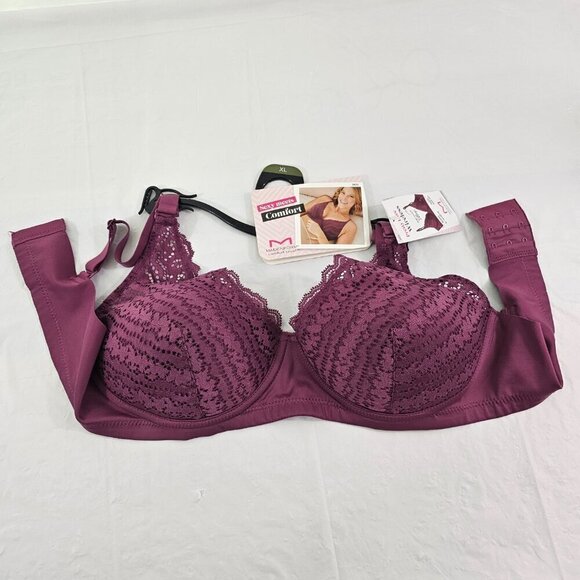 Maidenform Women's Comfort Crush Pretty Lace Lightly Lined Wireless Bra - NWT - Picture 14 of 16